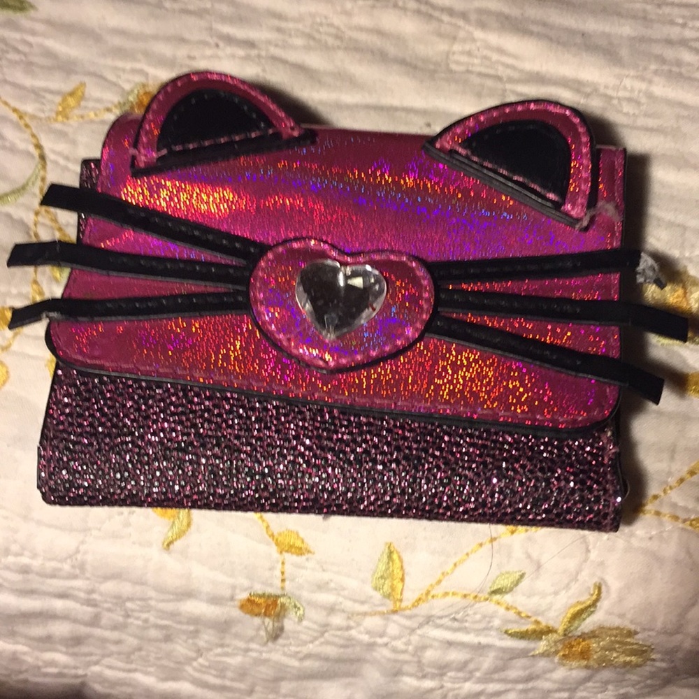 Girls cat wallet